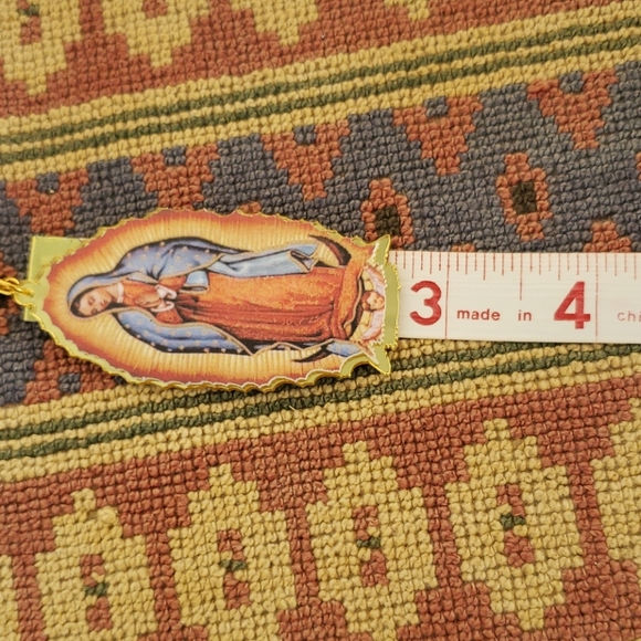 Lady of Guadalupe Earrings. Catholic Religious - Picture 6 of 8